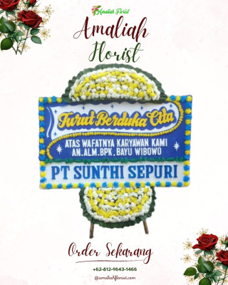 Papan Bunga Duka di Jambidan