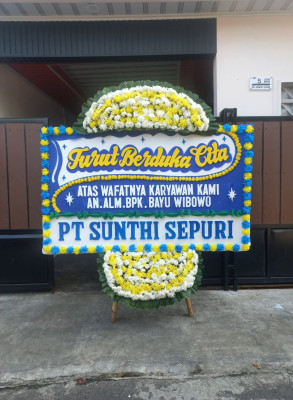 Papan Bunga Duka di Jambidan