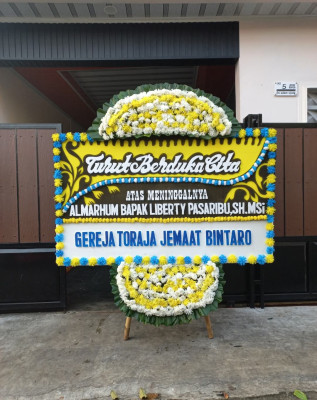Papan Bunga Duka di Jambidan