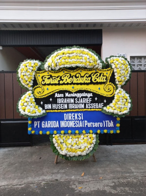 Papan Bunga Duka di Jambidan